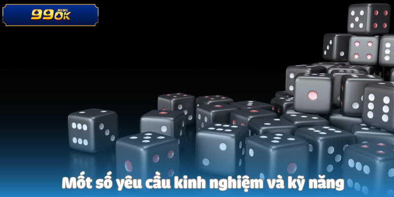 Mốt số yêu cầu kinh nghiệm và kỹ năng